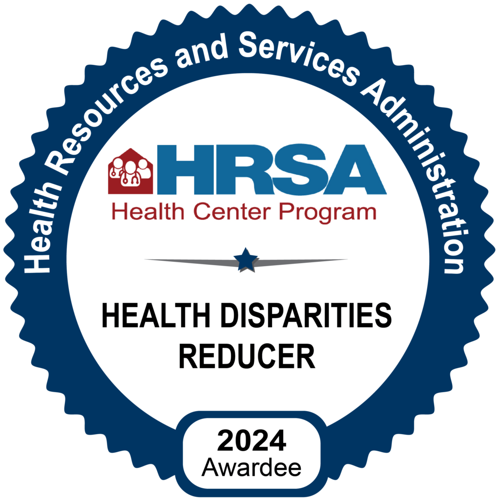 Health disparities reducer 2024 awardee badge